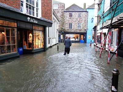 Image of a flooded street.