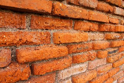 Image of frost damaged brickwork.