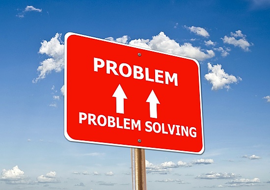 Image of a problem sign.