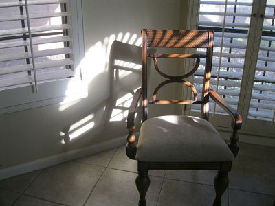 Image of light through a window.