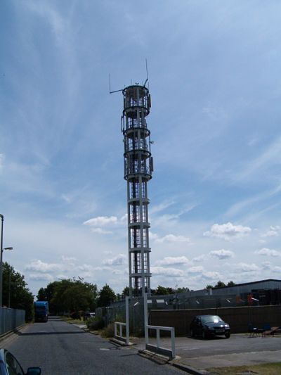 Image of a mobile telephone mast.